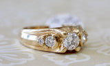 Estate .60 Carat Diamond Center Engagement Ring