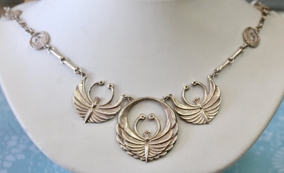 Artfully Designed ~ Egyptian Silver Necklace