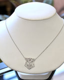 VINTAGE ~ Diamond Platinum Necklace