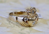 Diamond CLADDAGH Ring