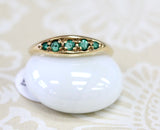 Antique ~ Petite Emerald Ring