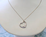 Tiffany Designer "Elsa Peretti" Open Heart Necklace