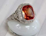 Colorful & Fun ~ Vintage Synthetic Stone Ring
