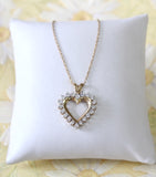 Diamond Heart Shaped Necklace