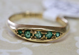 Antique ~ Petite Emerald Ring