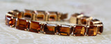 Gorgeous & Colorful ~ Madeira Citrine Gemstone Bracelet