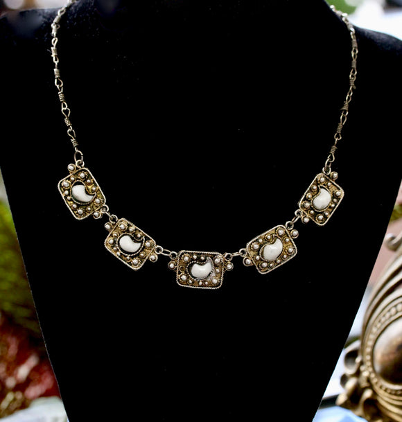 Sterling Silver & Gold Vermeil Necklace