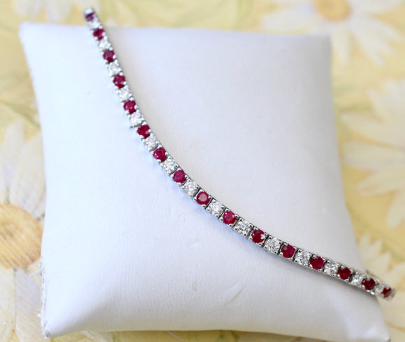 Ruby & Diamond Bracelet