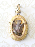Oval Shaped Gold Filled Locket ~ VICTORIAN