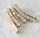Diamond Drop Earrings ~ Dazzling