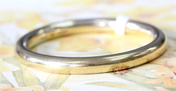 Sterling Silver & Gold Plated Bangle