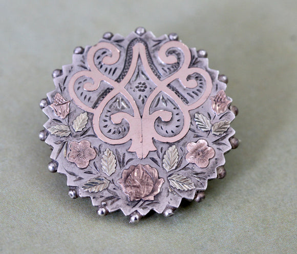 English Sterling Silver Pin ~ VICTORIAN