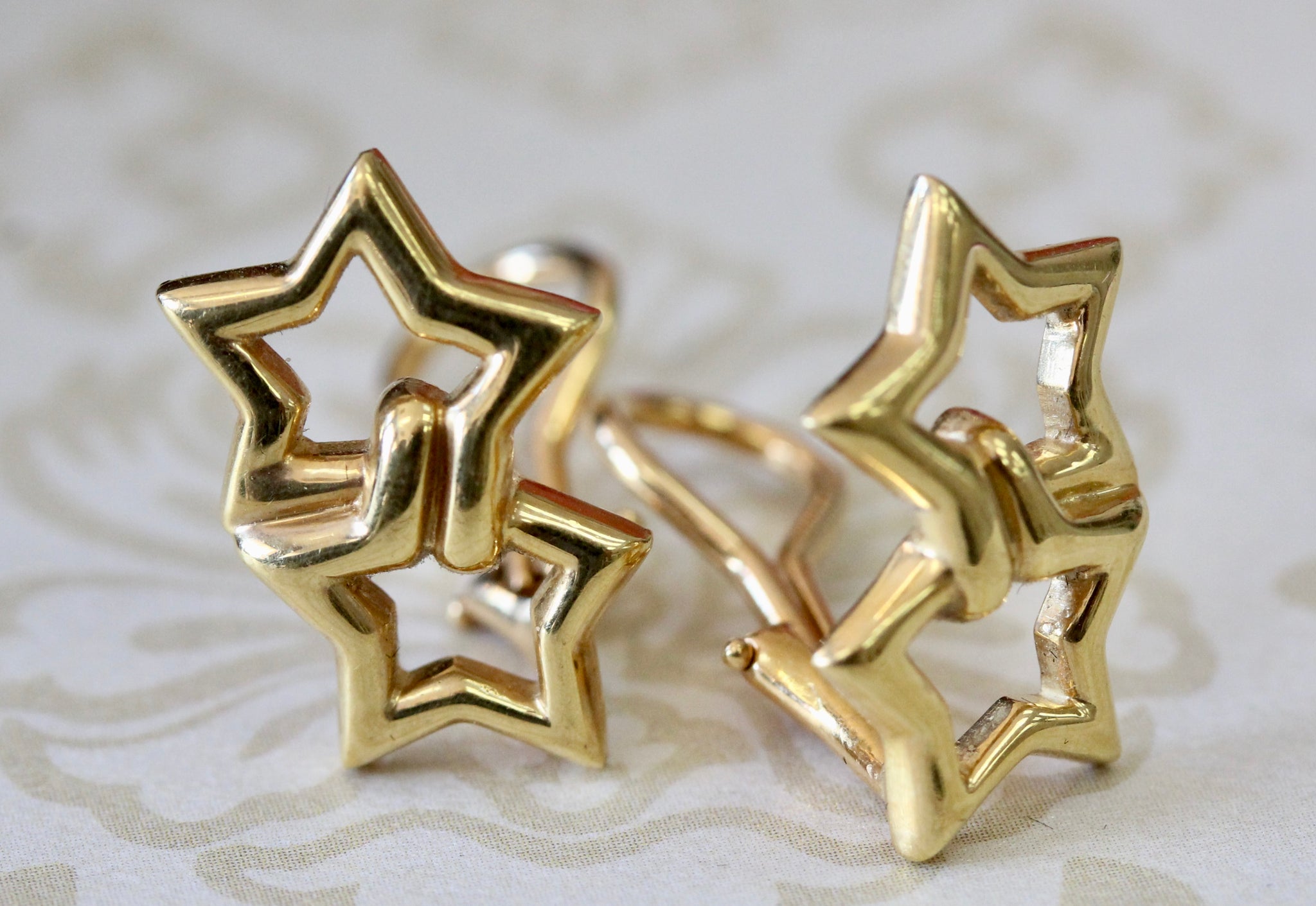 Tiffany Star Shaped Earrings ~ VINTAGE