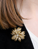 Diamond Flower Pin/Pendant ~ ESTATE Collection