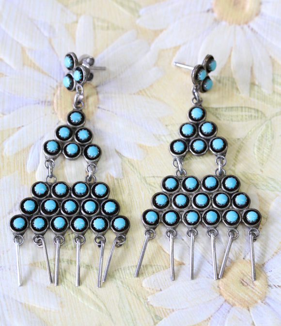 Sterling Silver & Turquoise Earrings