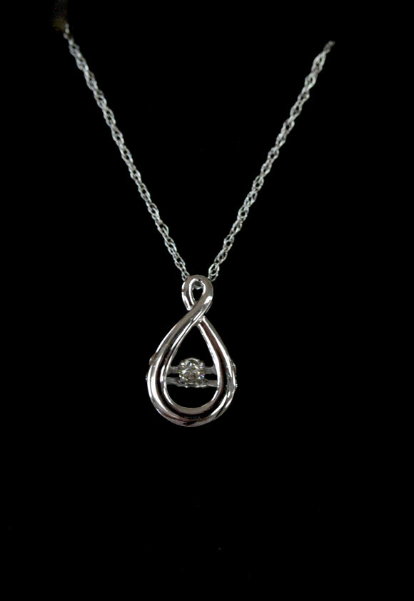 Pendant Necklace with Diamond Accent
