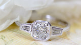 Diamond Engagement Ring ~ GIA Certified, Cushion Cut