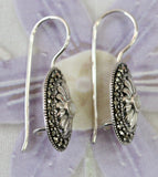 Sterling Silver & Marcasite Earrings