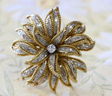 Diamond Flower Pin/Pendant ~ ESTATE Collection