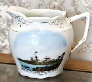 VINTAGE Creamer featuring an image of Gloucester Harbor