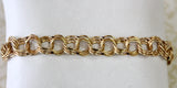 Gold Link circular bracelet ~ ESTATE