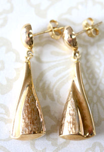 Gold Drop Style Earrings