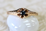 VICTORIAN Sapphire Ring