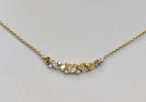 Natural Fancy Color Diamond Necklace