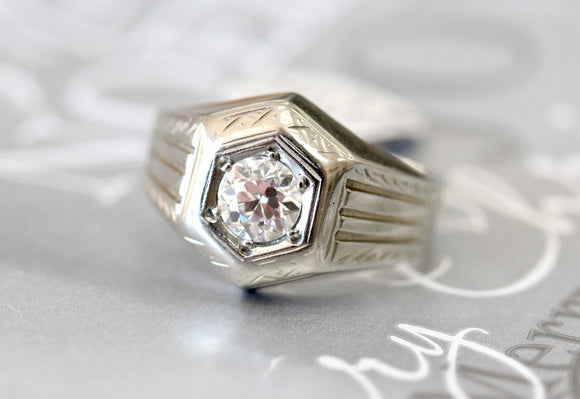Men's Diamond Ring ~ VINTAGE