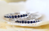 Sapphire Band ~ Great for stacking