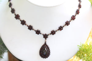 Garnet Necklace ~ Colorful