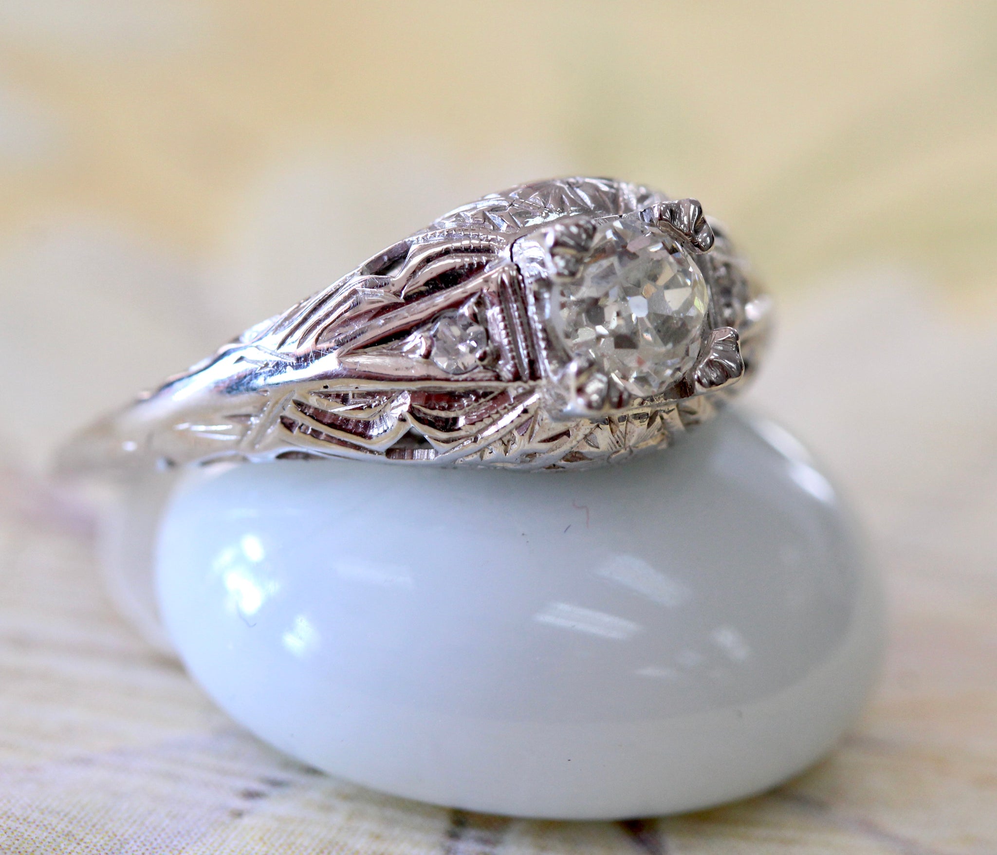 1930s diamond engagement ring Clearance