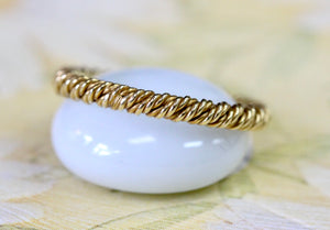 Gold Eternity Band ~ Perfect for Stacking
