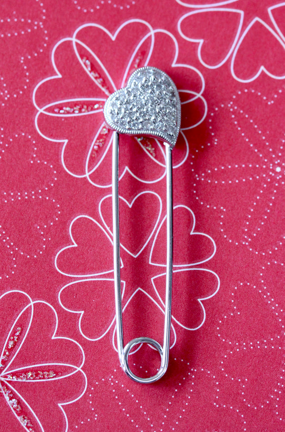 Diamond Heart Pin ~ SWEET