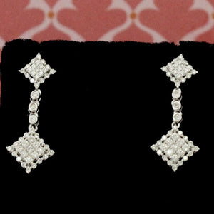 Sparkling & Fun Diamond Drop Earrings