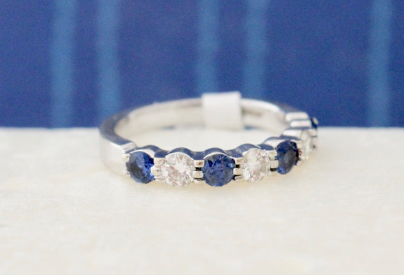 Striking ~ Sapphire & Diamond Ring