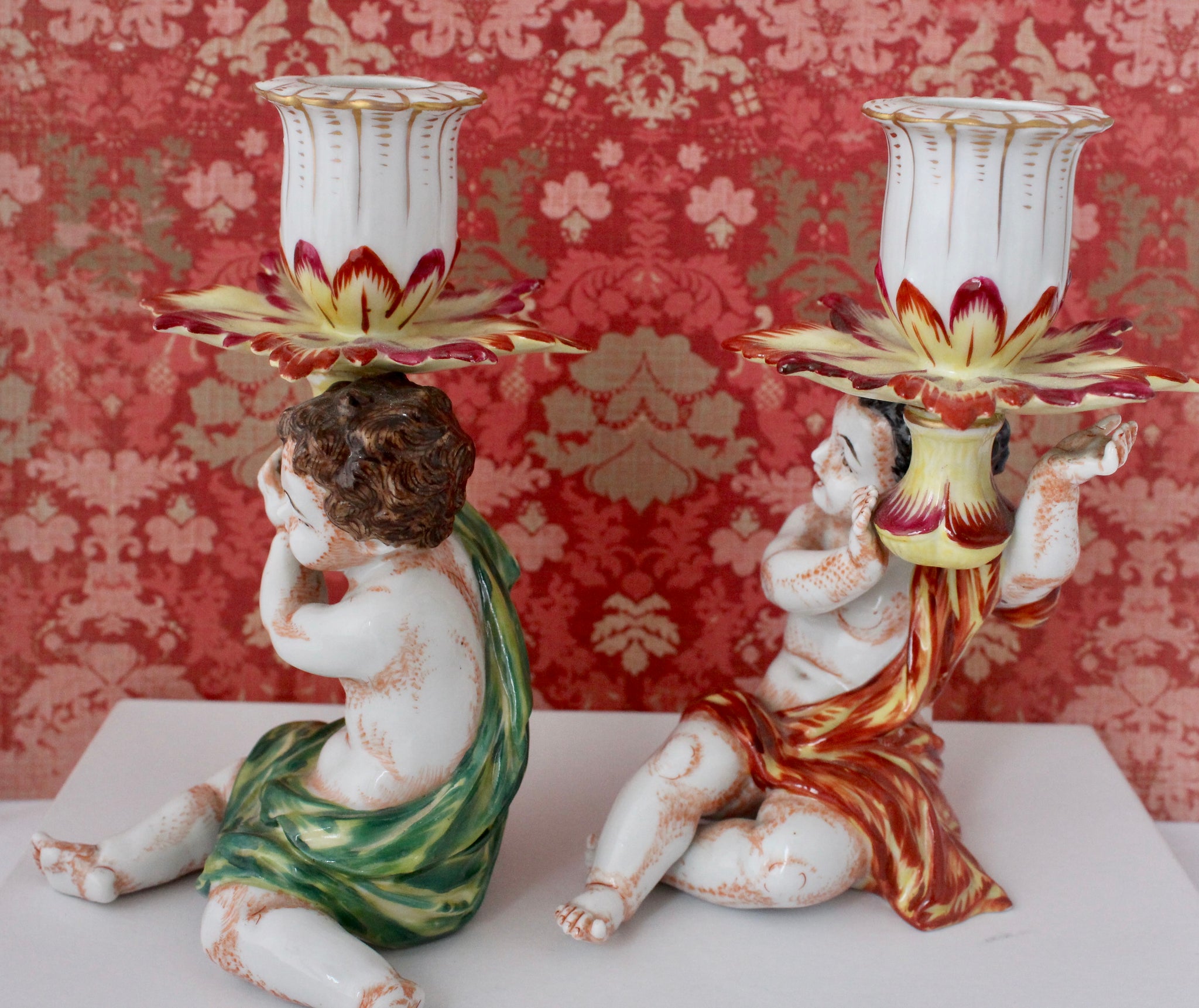 Capodimonte candle popular holder