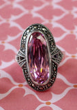 Funky & Fun ~ Sterling Marcasite Ring