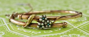 Victorian ~ Pearl & Turquoise Bracelet