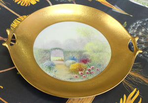 Gorgeous ~ Antique Picard Serving Bowl, Signed by artist