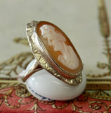 Lovely ~ Vintage Shell Cameo Ring