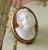 Graceful ~ Shell Cameo ring