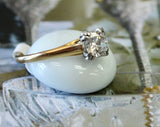 Transitional Cut Diamond Engagement Ring