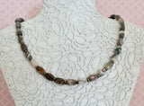 Pretty ~ Agate & Sterling Necklace