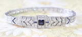 Stunning ~ Sapphire & Diamond Bracelet